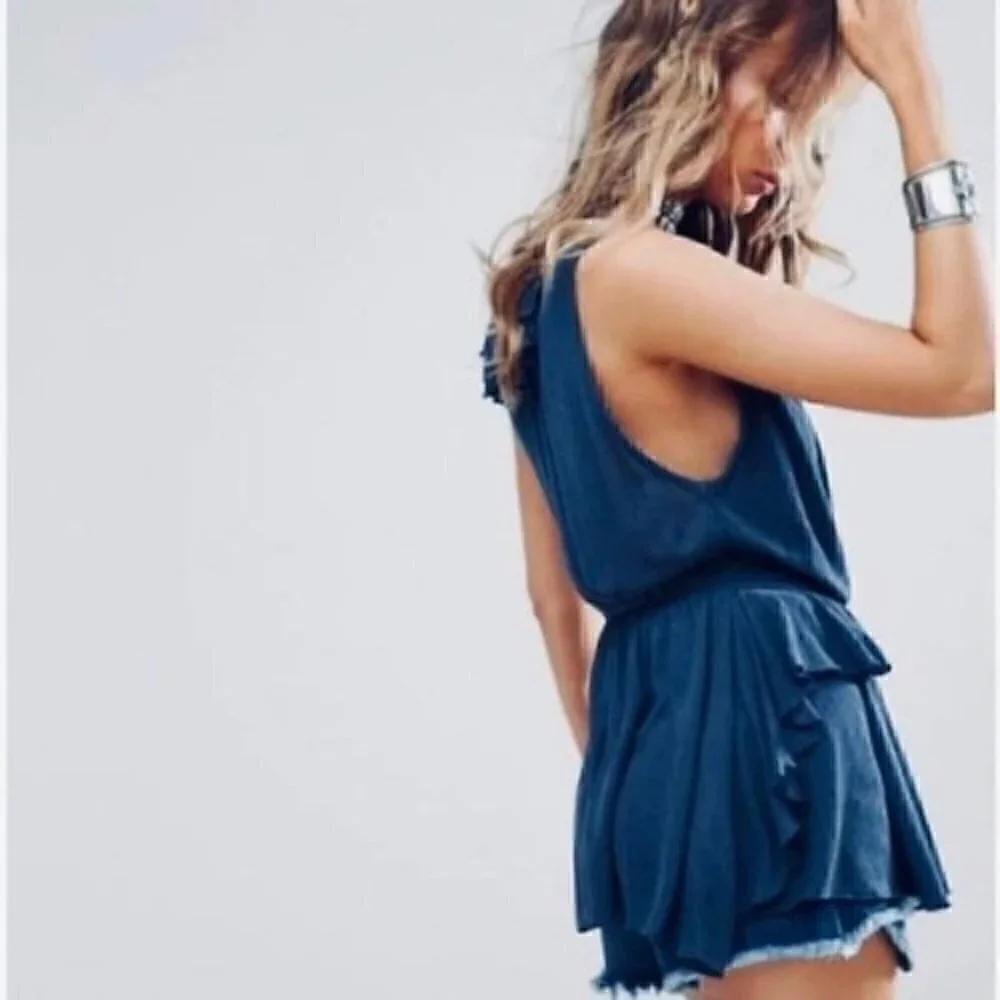 Free People Float Away Tunic Top Size XS